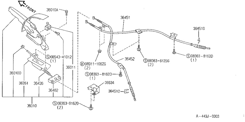 Parking brake control