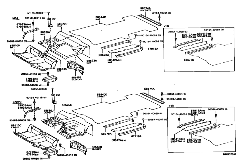 Floor Mat & Silencer Pad