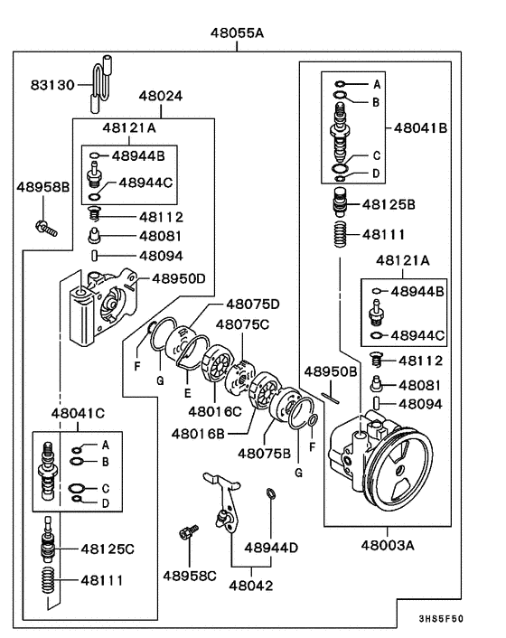 Power steering oil pump
