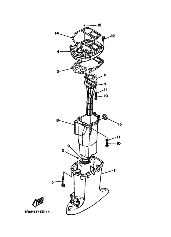 Upper casing