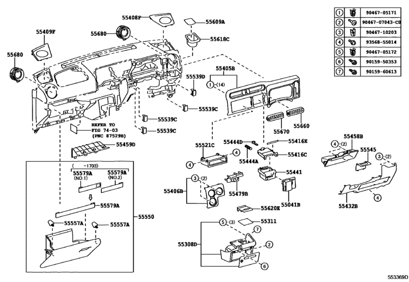 Instrument Panel & Glove Compartment