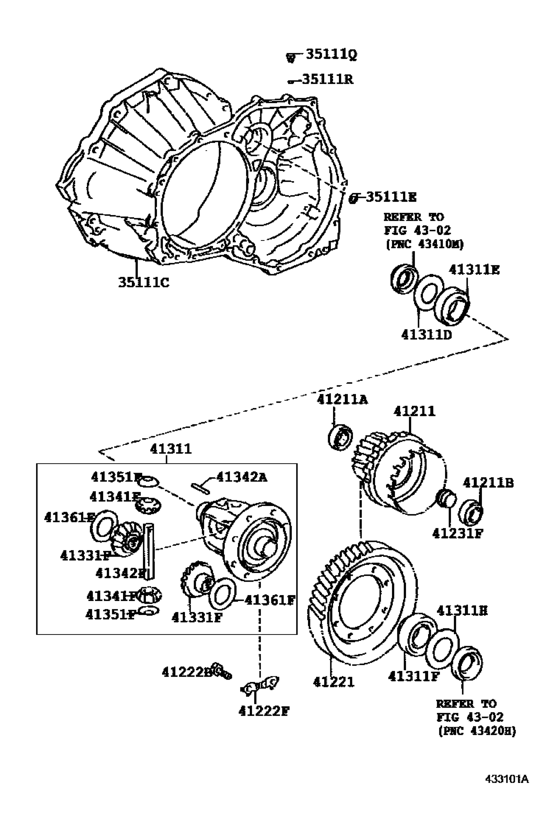 Front Axle Housing & Differential