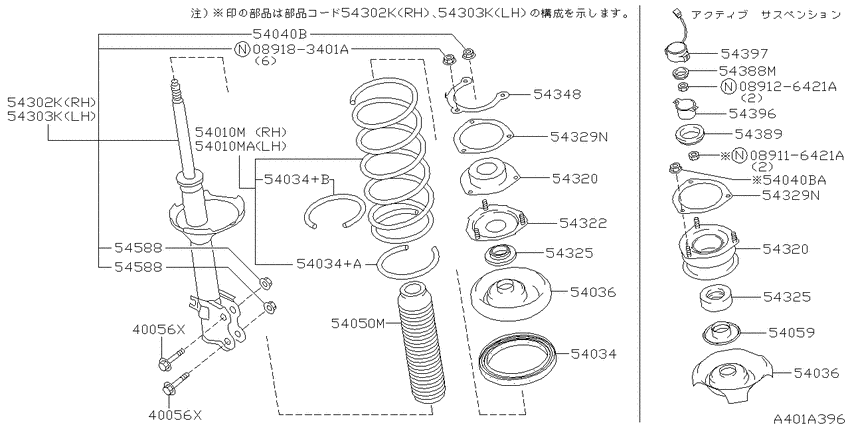 Front suspension