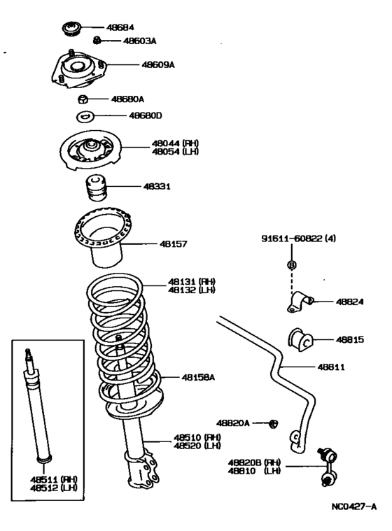 Front Spring & Shock Absorber