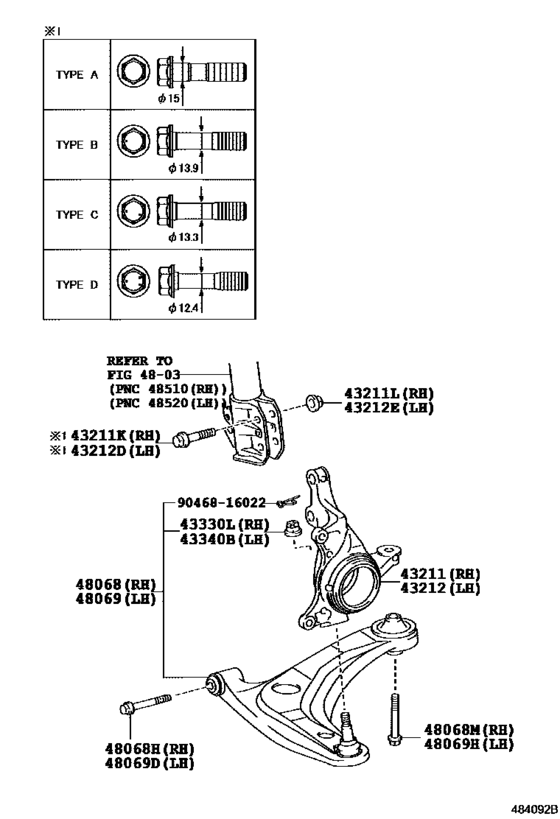 Front Axle Arm & Steering Knuckle