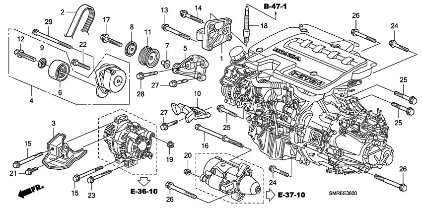 Engine mounting bracket