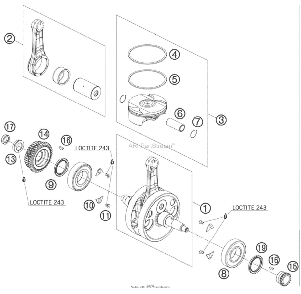 Crankshaft, Piston