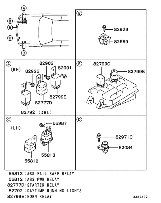 Relay,flasher & sensor