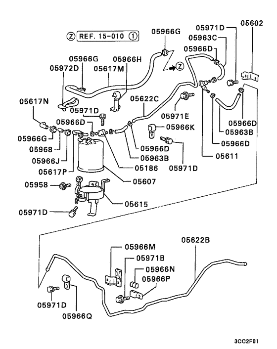 Fuel line & vapor gas control