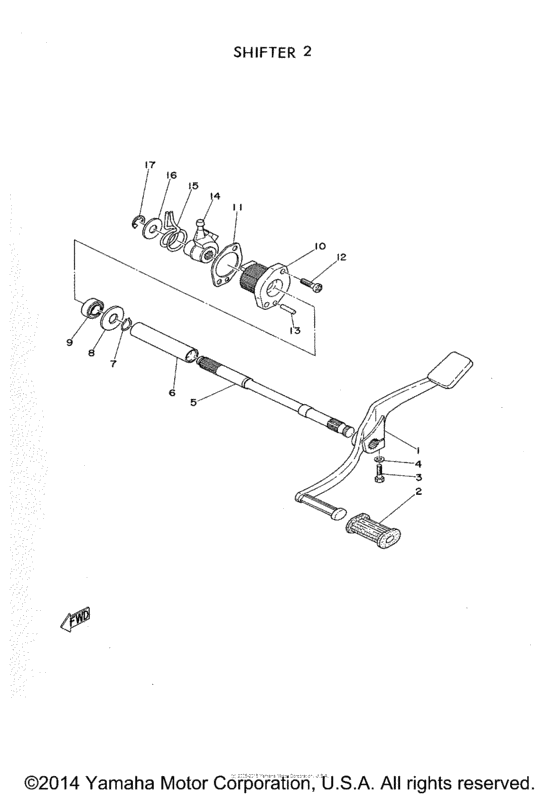 Shift shaft