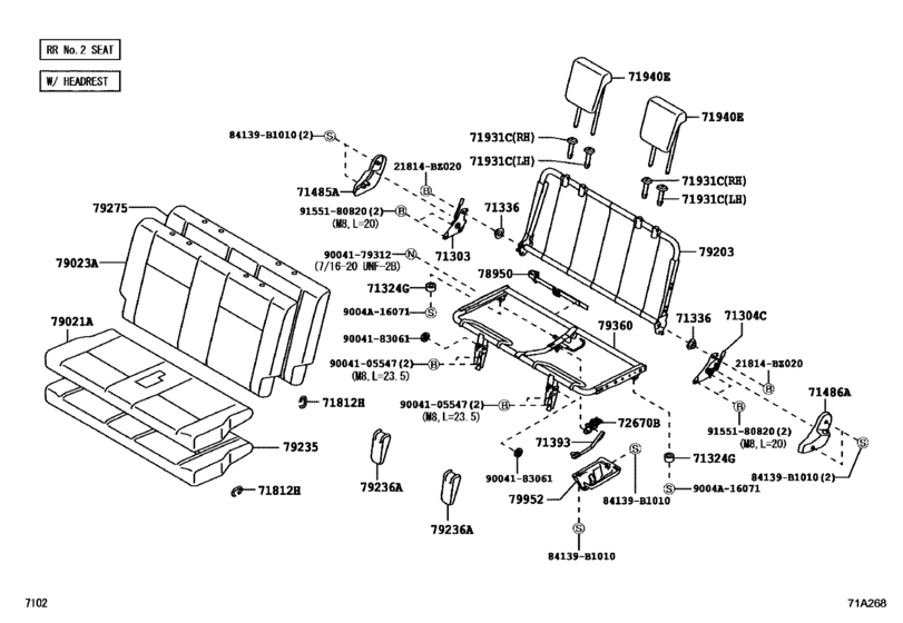 Rear Seat & Seat Track
