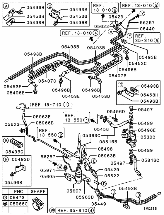 Fuel line & vapor gas control