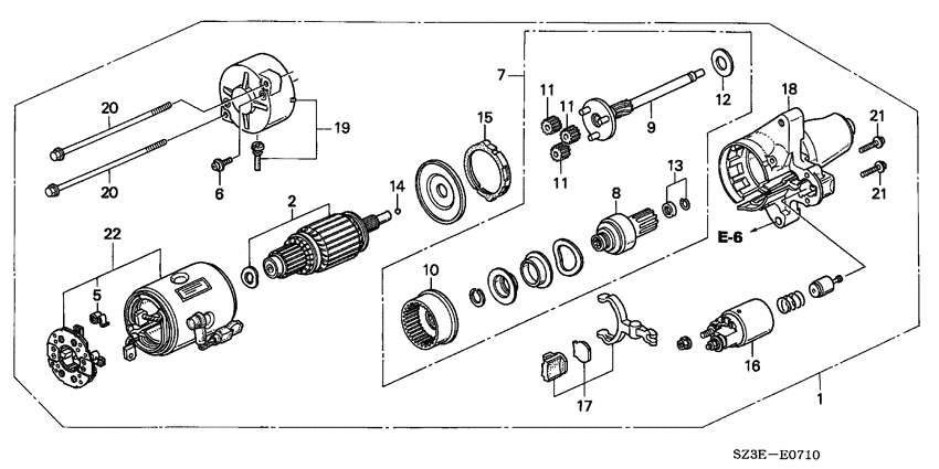 Starter motor