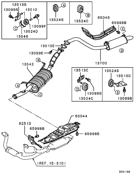 Exhaust pipe & muffler