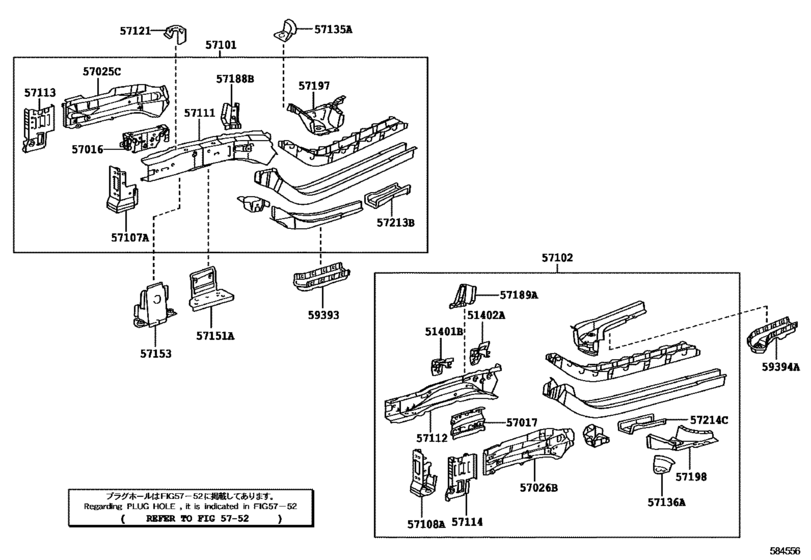 Front Floor Panel & Front Floor Member