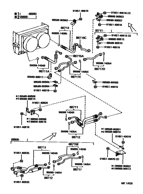 Heating & Air Conditioning - Cooler Piping