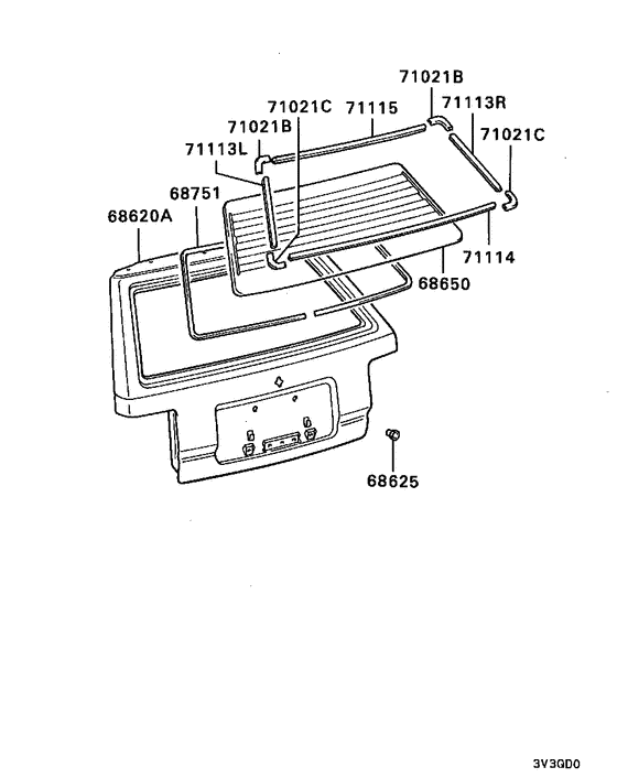 Tailgate panel & glass
