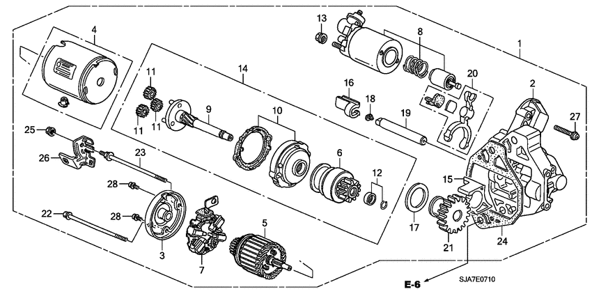 Starter motor