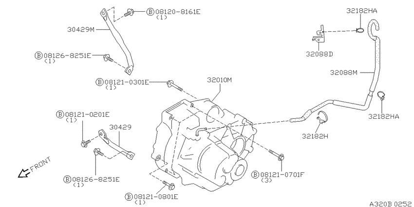 Manual transmission, transaxle & fitting