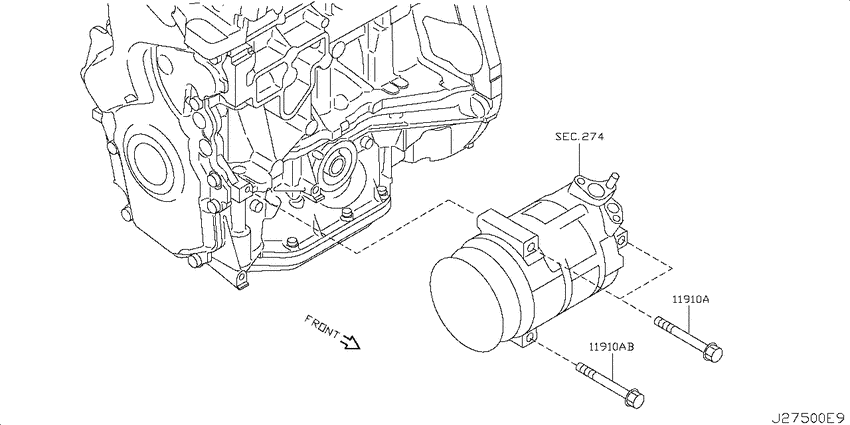 Compressor mounting & fitting