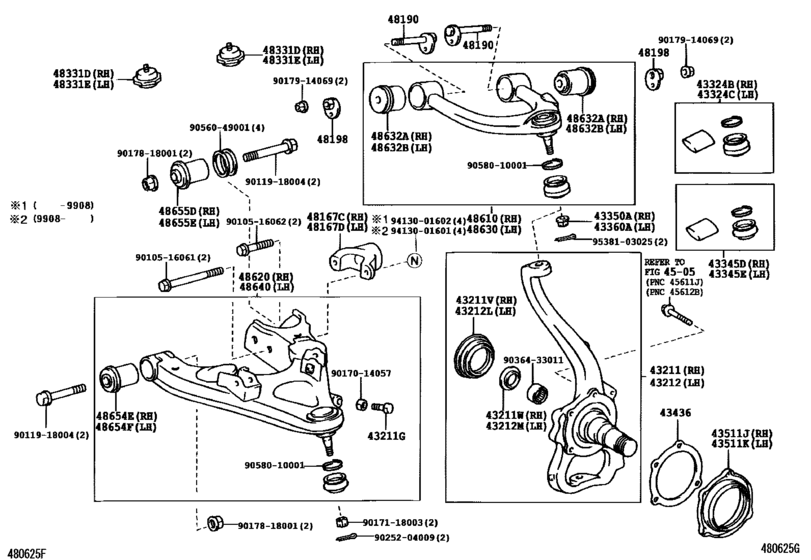 Front Axle Arm & Steering Knuckle