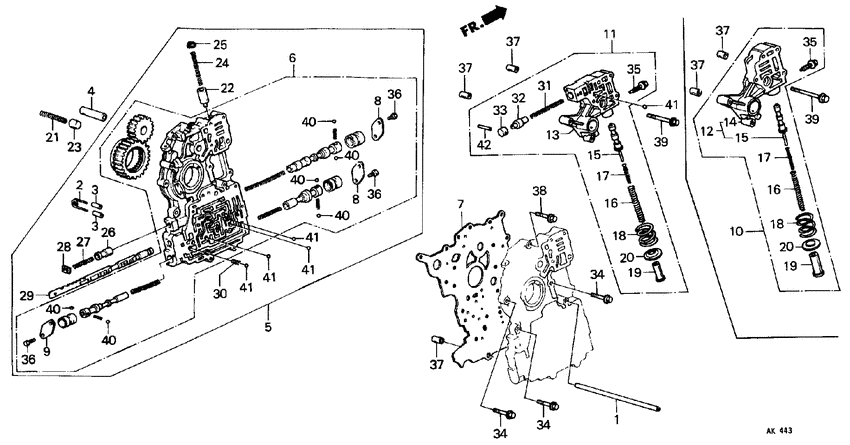 Main valve body/regulator