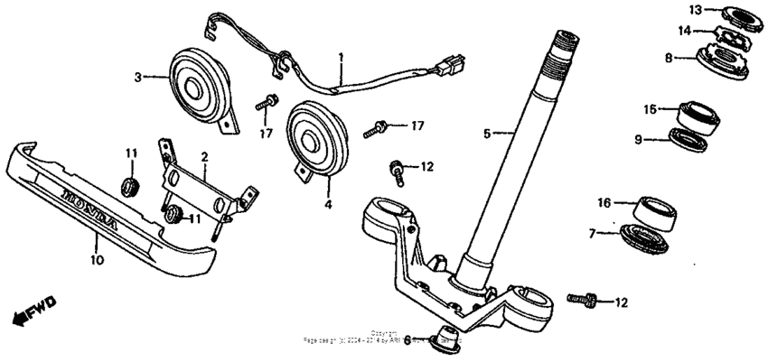 Steering stem