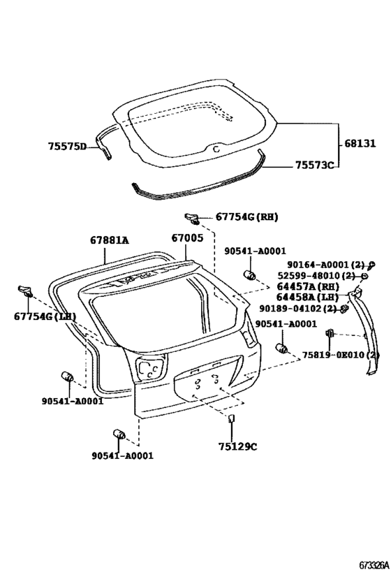Back Door Panel & Glass