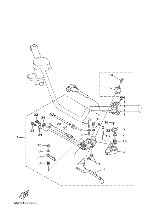 Handle switch & lever