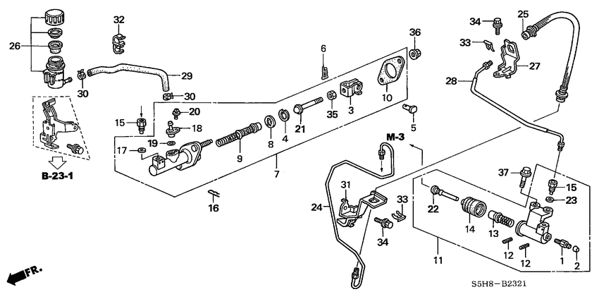 Clutch master cylinder