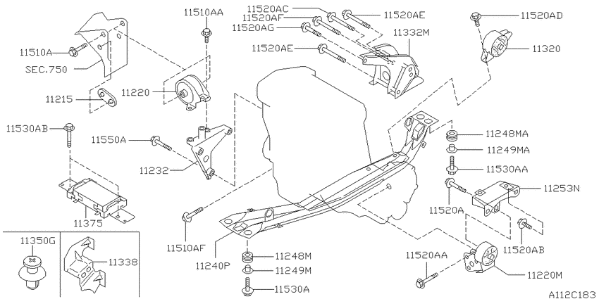 Engine & transmission   mounting