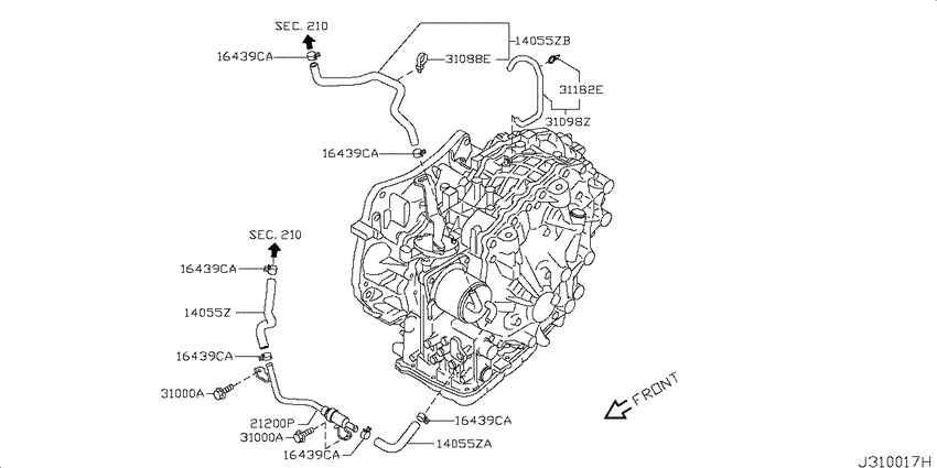 Auto transmission,transaxle & fitting