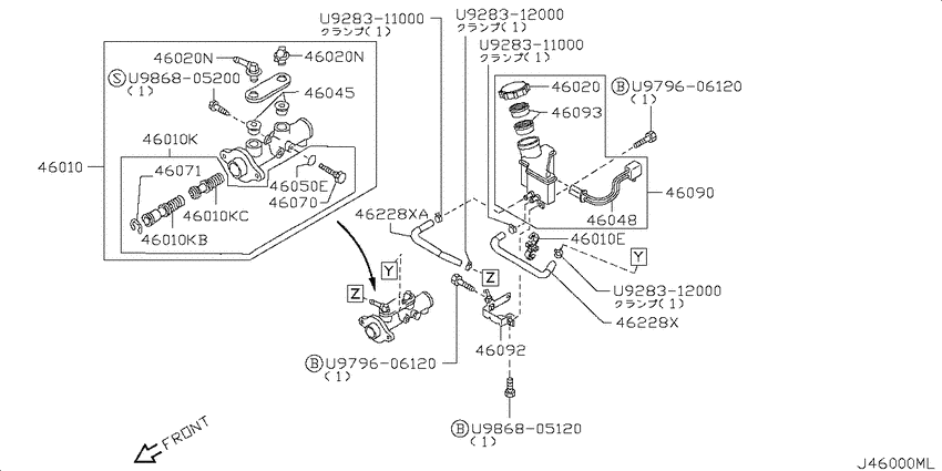 Brake master cylinder