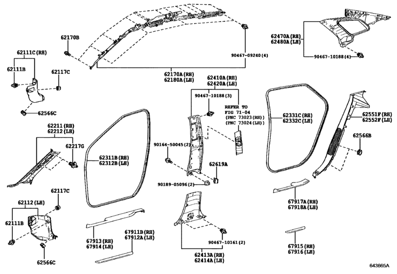Inside Trim Board & Door Opening Trim Moulding