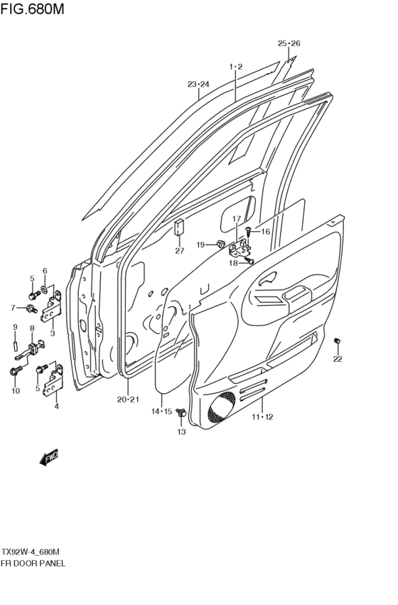 front door panel