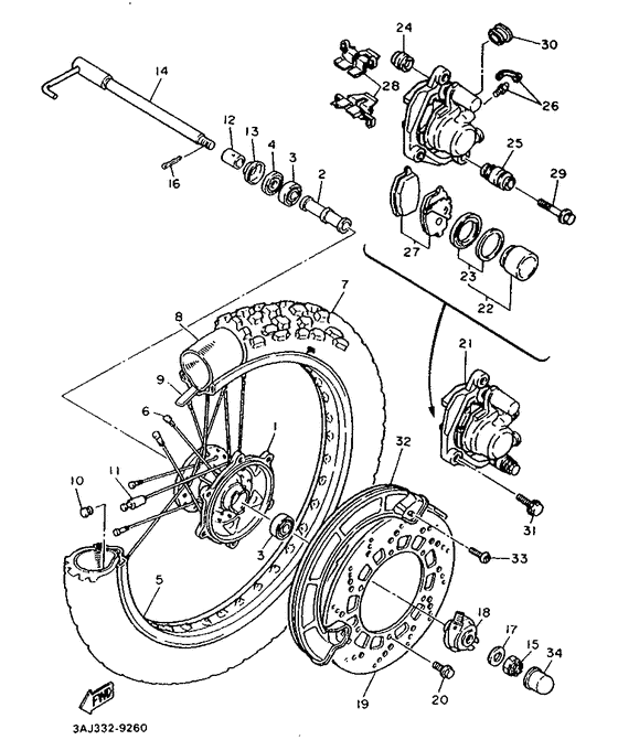 Front wheel