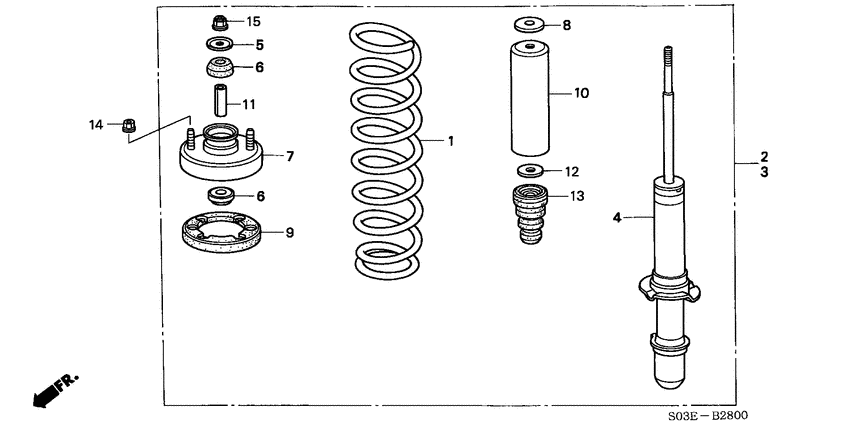 Front shock absorber