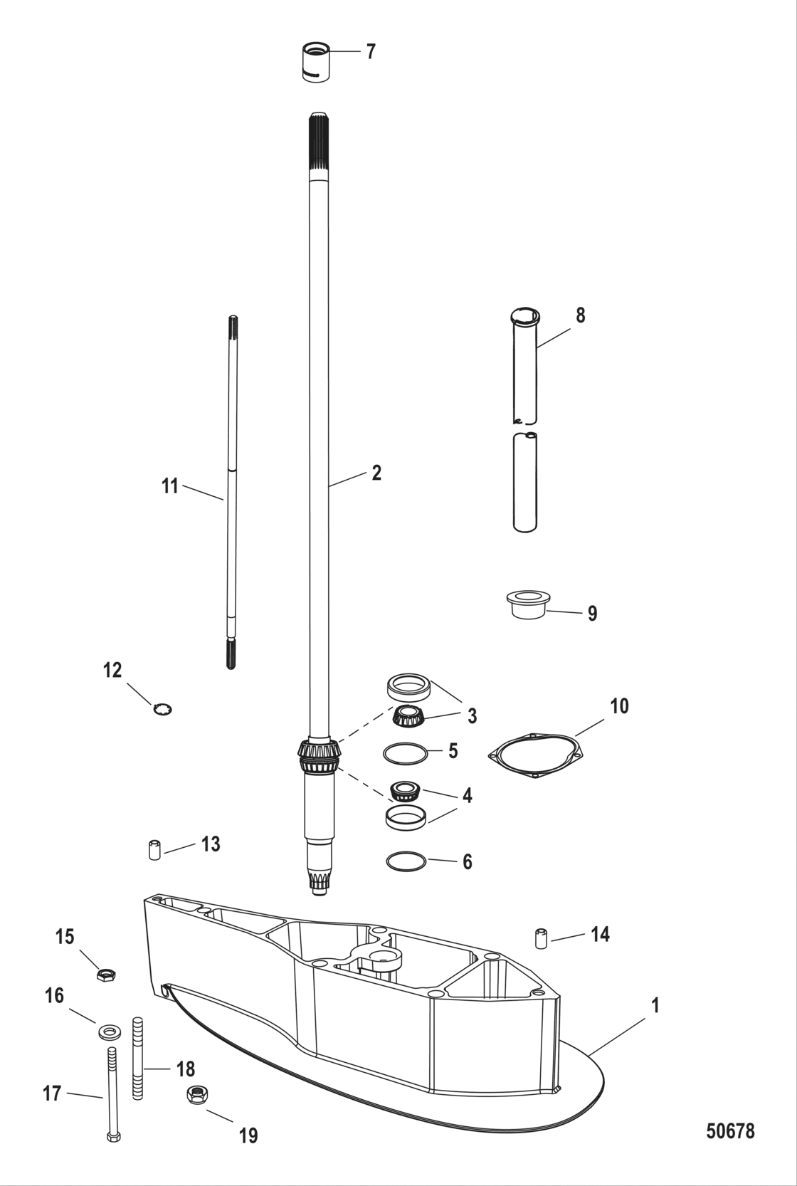 Driveshaft Housing Extension Kit
