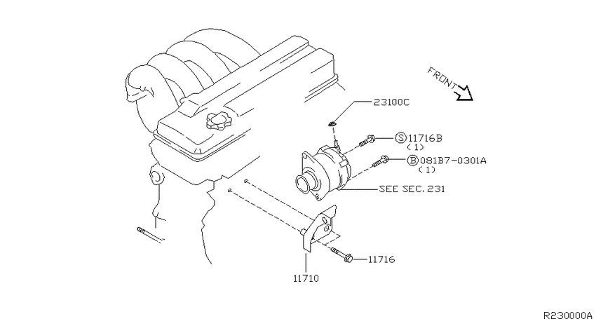 Alternator fitting