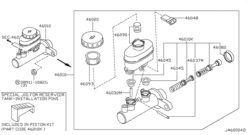 Brake master cylinder