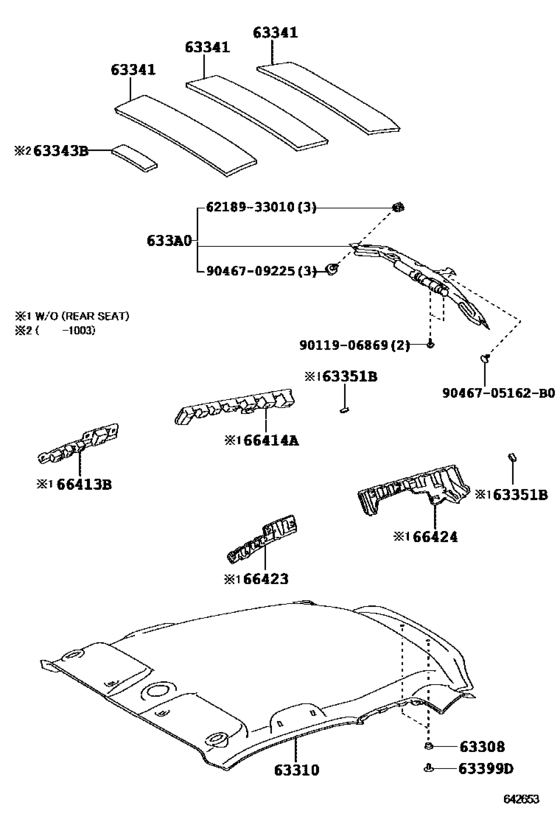 Roof Headlining & Silencer Pad