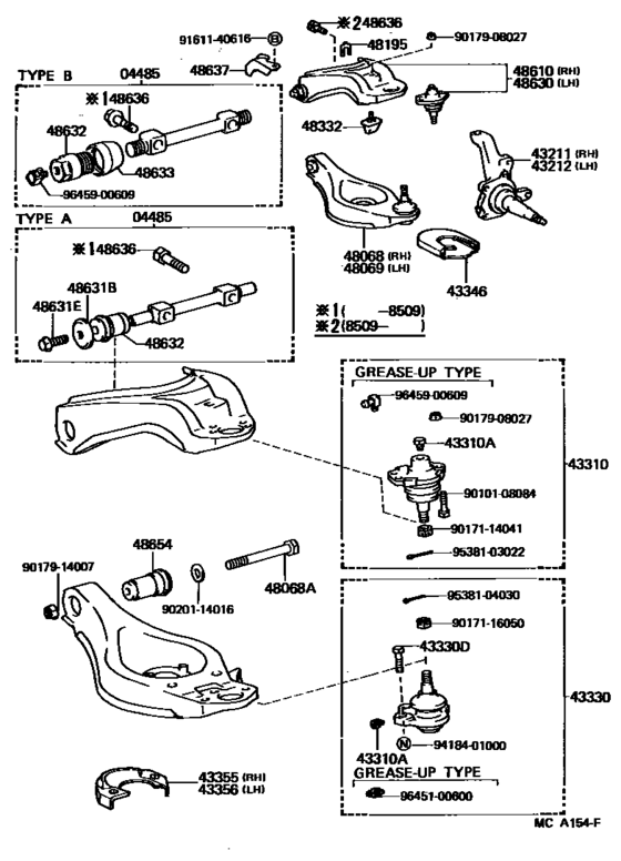 Front Axle Arm & Steering Knuckle