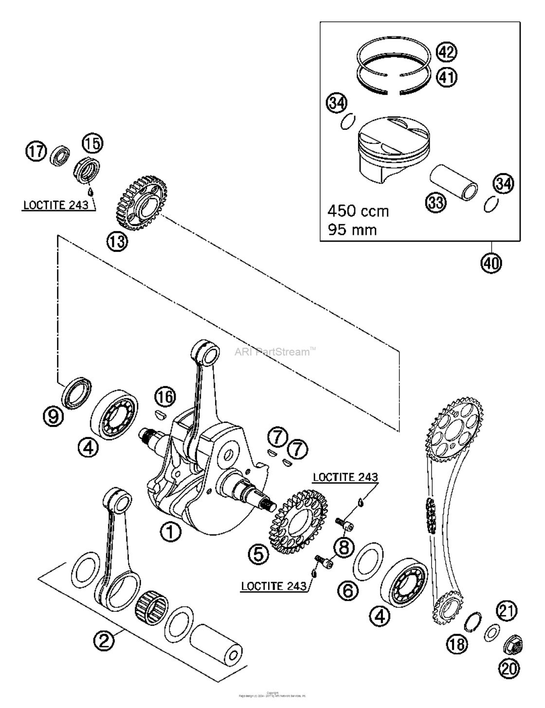 Crankshaft, Piston