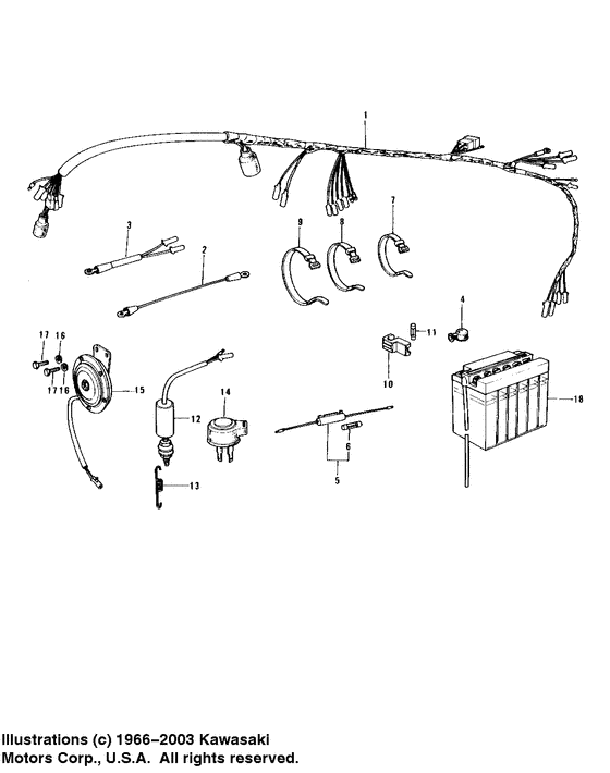 Chassis electrical equipment