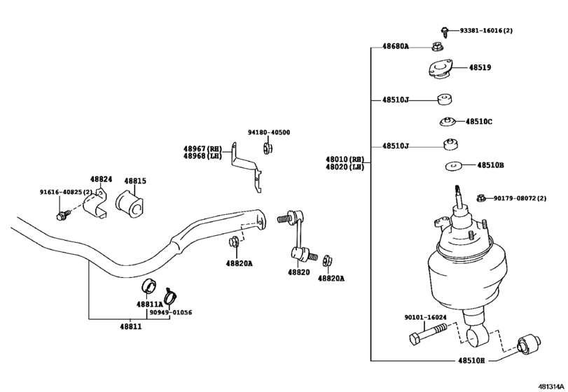 Front Spring & Shock Absorber