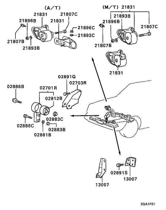 Engine mounting & support