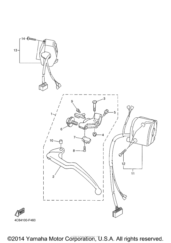 Handle switch & lever