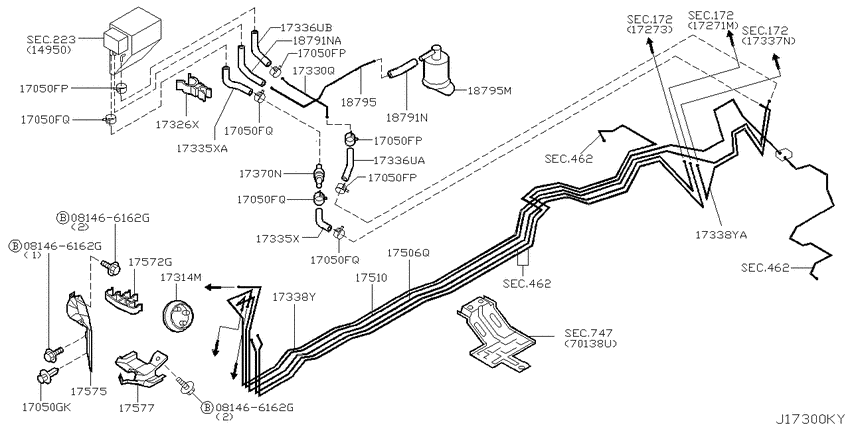 Fuel piping