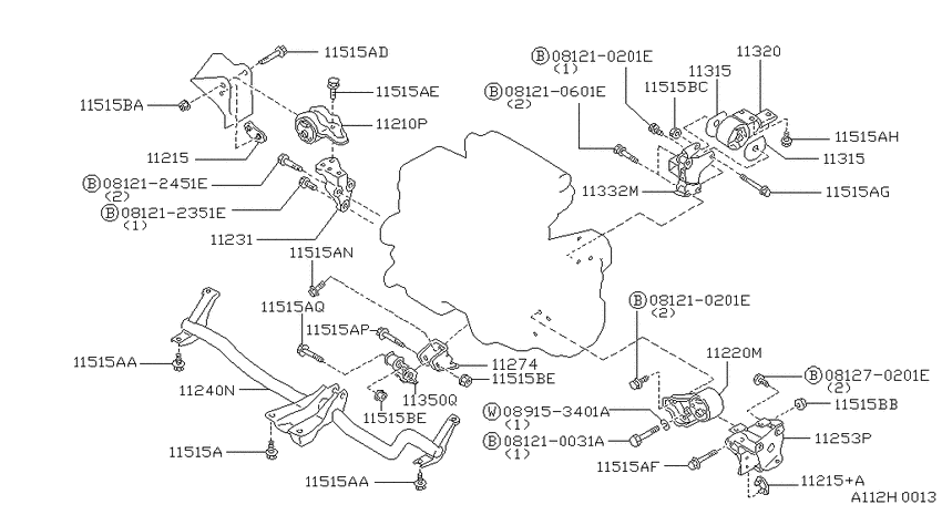Engine & transmission   mounting