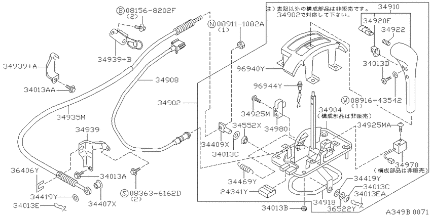 Auto transmission control device